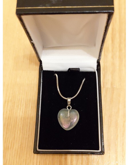 crystal Stone Heart Necklace