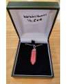 Cherry Quartz Wand Necklace
