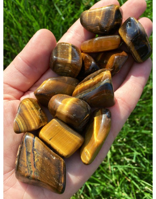 Tiger's Eye Tumble Stone