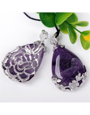 Amethyst Pendant Necklace