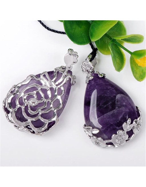 Amethyst Pendant Necklace
