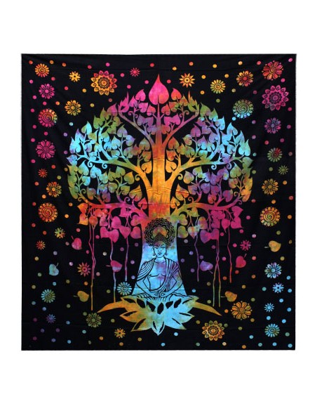 Bodhi Tree Cotton Bed Spread