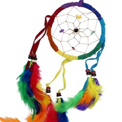 Dream Catcher Round Medium - Rainbow