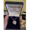 Rose Quartz Stone Heart Necklace