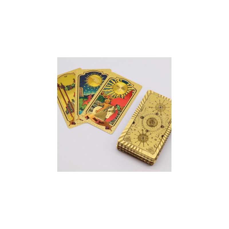 Golden Tarot Card