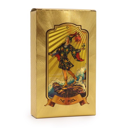 Gyllene Tarot Kortlek (Stor storlek)