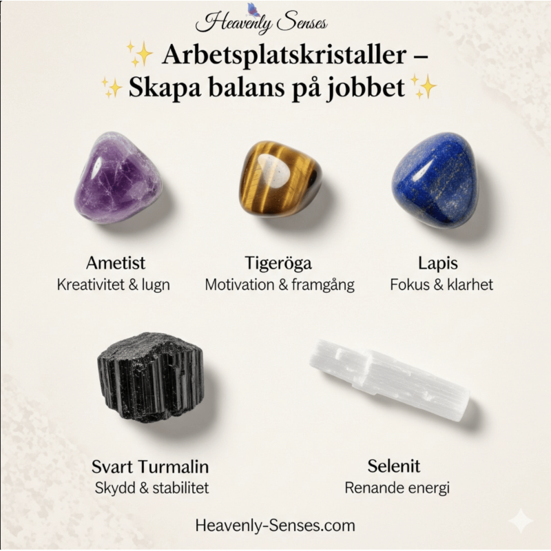 Workplace Crystals – For Focus, Energy & Balance ✨