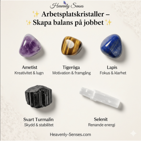 Workplace Crystals – For Focus, Energy & Balance ✨