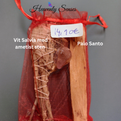 Palo Santo & White Sage Cleansing Set with Amethyst