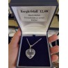 Clear Quartz Stone Heart Necklace