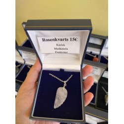Rosenkvarts Ängel Halsband