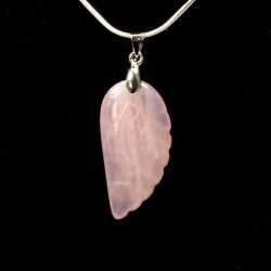 Rosenkvarts Ängel Halsband