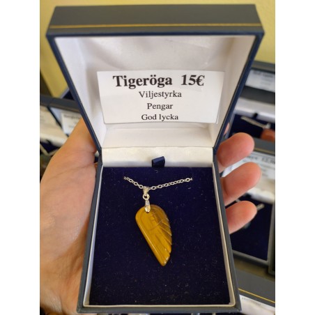 Tigereye Angel Necklace