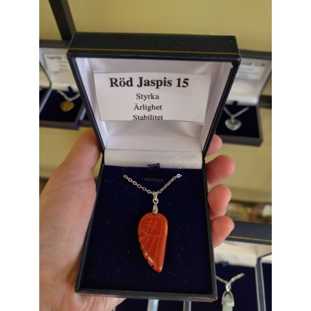 Red Jasper Angel Necklace