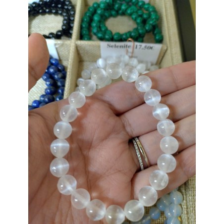 Selenit Armband
