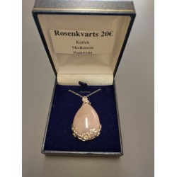 Rose Quartz Pendant Necklace