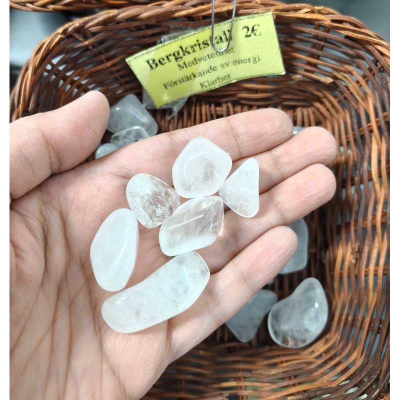 Clear Quartz Tumble Stone