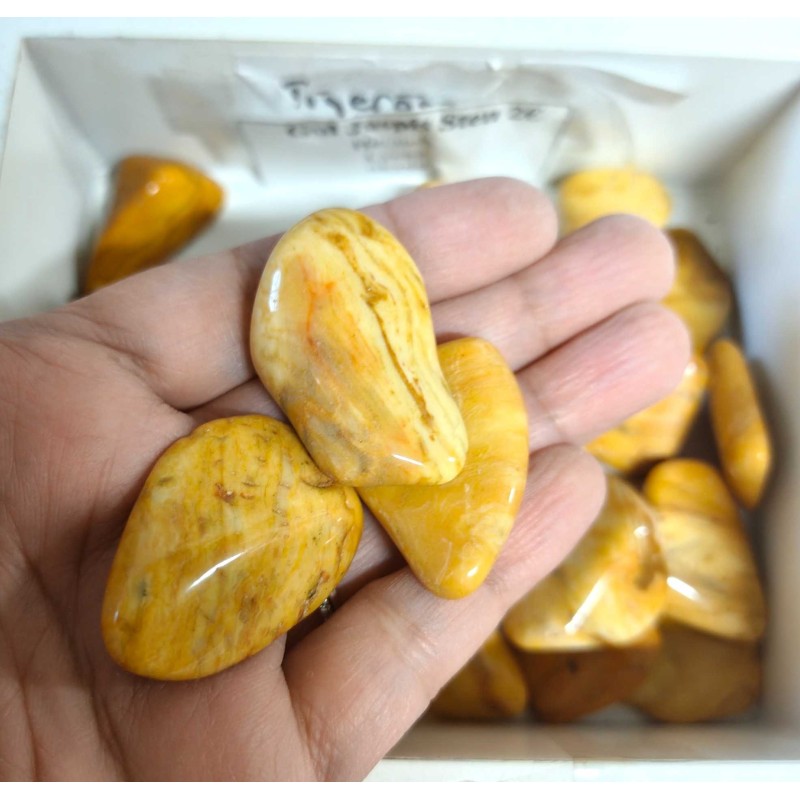 Gul Jaspis Sten