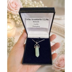 Green Aventurine Wand Necklace