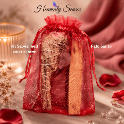 Palo Santo & Vit Salvia med Ametist