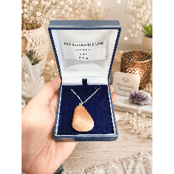 Red Aventurine Stone Necklace