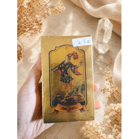 Gyllene Tarot Kortlek (Stor storlek)