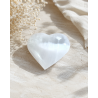 Selenite Heart Stone