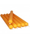 Bright Orange Dinner Candles