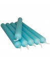 Turquoise Dinner Candles