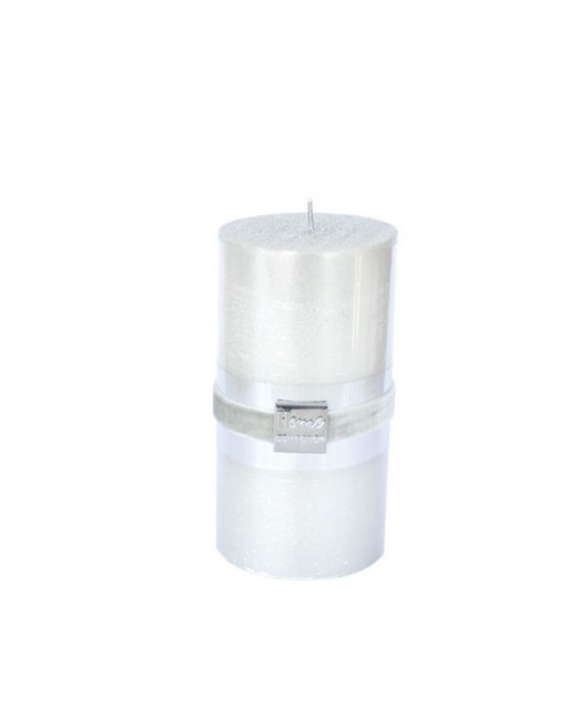 Finnmari Metallblockljus 7x15cm Silver