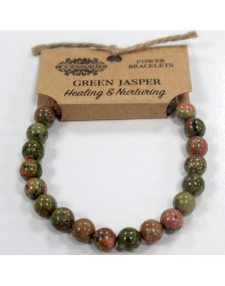 Green Jasper Power Bracelet