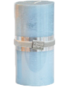 Finnmari Metallic Pillar Candle 7x15cm Light Blue