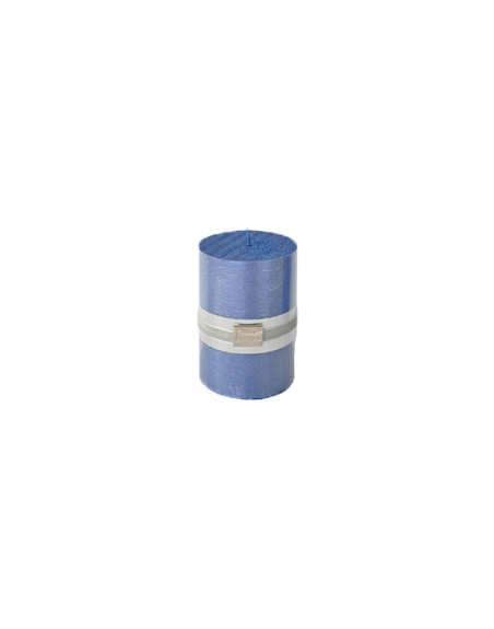 Finnmari Metallic Pillar Candle 7x10cm White