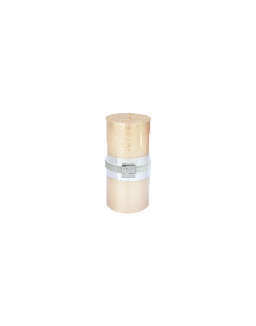 Finnmari Metallic Pillar Candle 7x15cm Gold