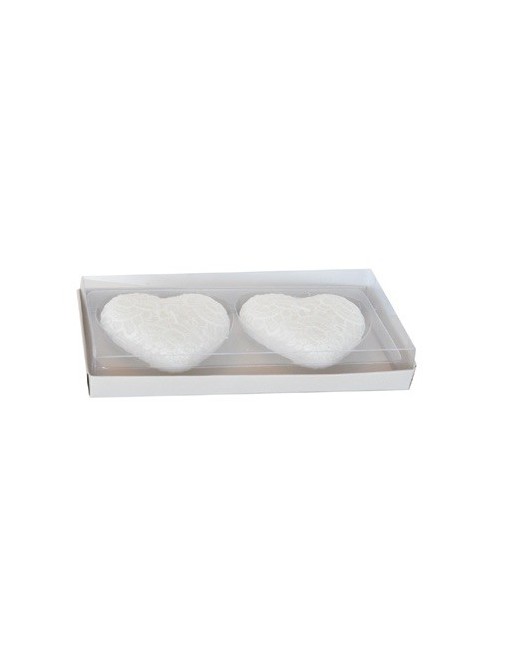 Finnmari 2 heart shaped Candle