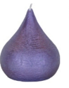 Finnmari Violet Drop Shaped Candle