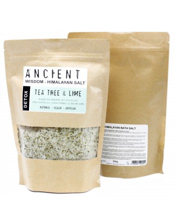 Natural Tea Tree & Lime Himalayan Bath Salt