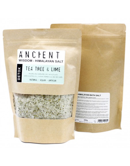 Natural Tea Tree & Lime Himalayan Bath Salt