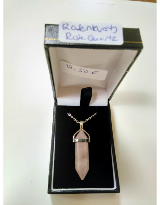 Rosenkvarts Stav Halsband