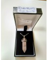 Rose Quartz Wand Necklace
