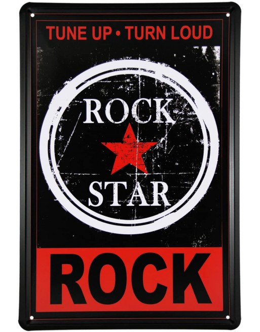 Rock Star Metallskylt