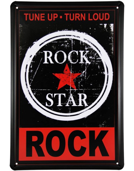 Rock Star Metallskylt