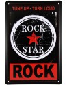 Rock Star Metallskylt